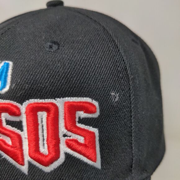 Foxin Men's Snapback Hat Black Adjustable Team Jugosos Embroidered Logo - Picture 3 of 9